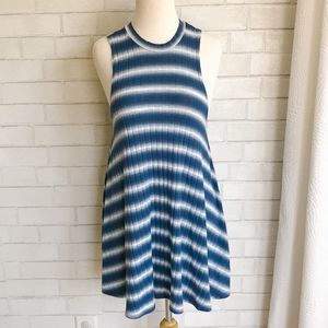 Nu Label Blue White Stripe Soft Dress Small